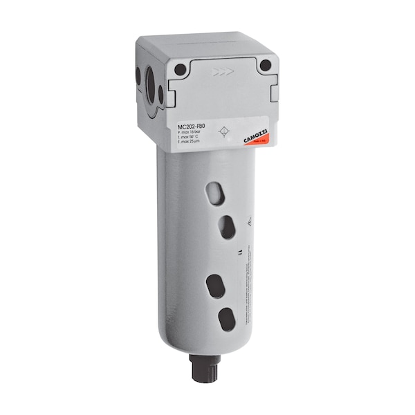 Camozzi Mc Series Coalescing Filter, 1/2-0.01 Micron-Depressurization, 1/2" NPT Port MC202-FB3TF - main